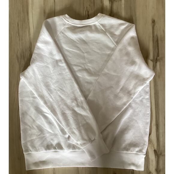 Under Armour - Women's Rival Fleece Crew Sweater White Size Large - Picture 2 of 6